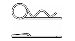 Double cotter pins