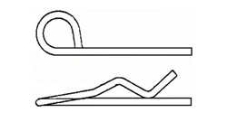 Single cotter pin - side